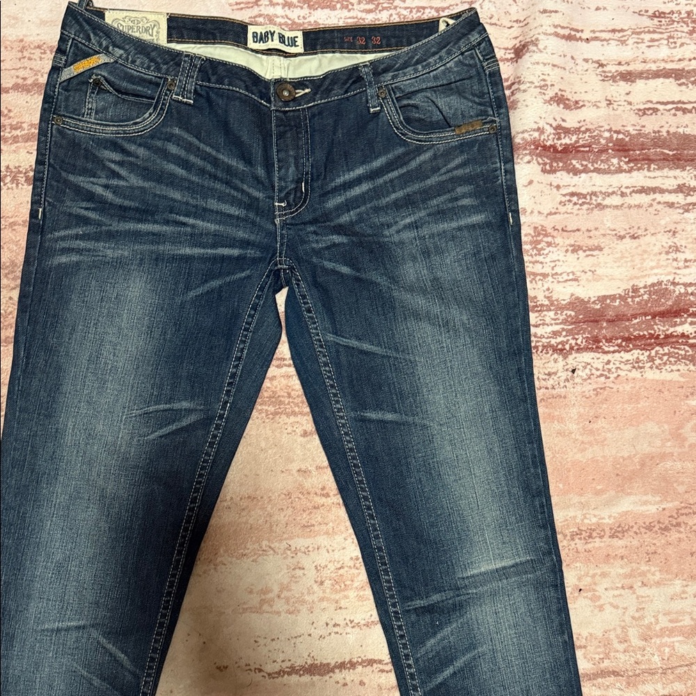 Superdry Women's Skinny Jeans - Dark Blue